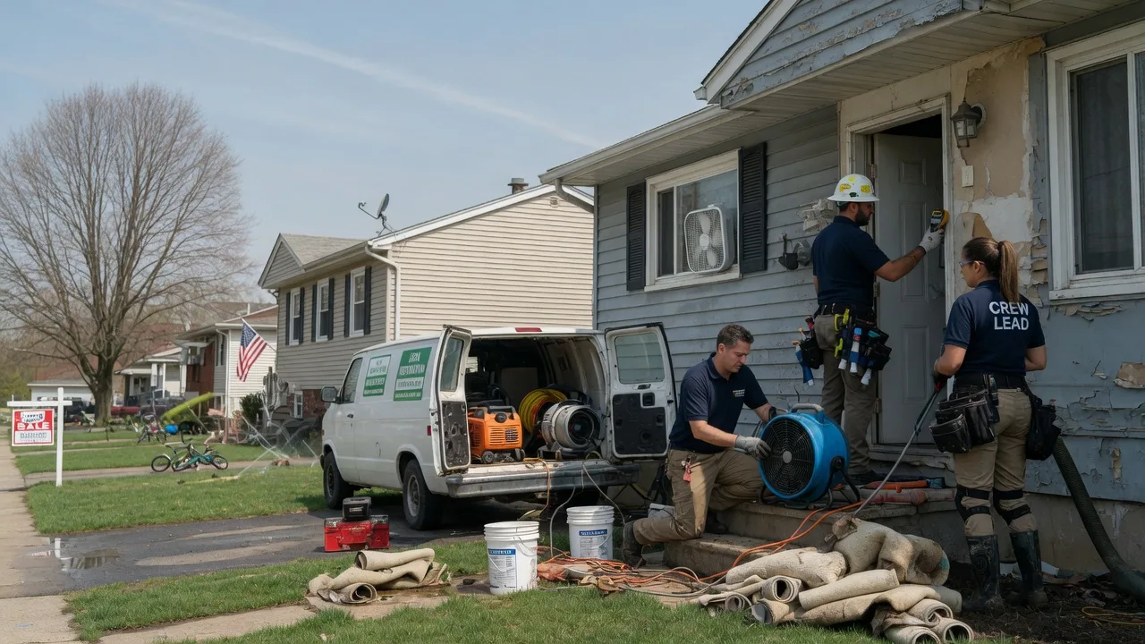 Flood Cleanup in Jersey Mills, PA near me